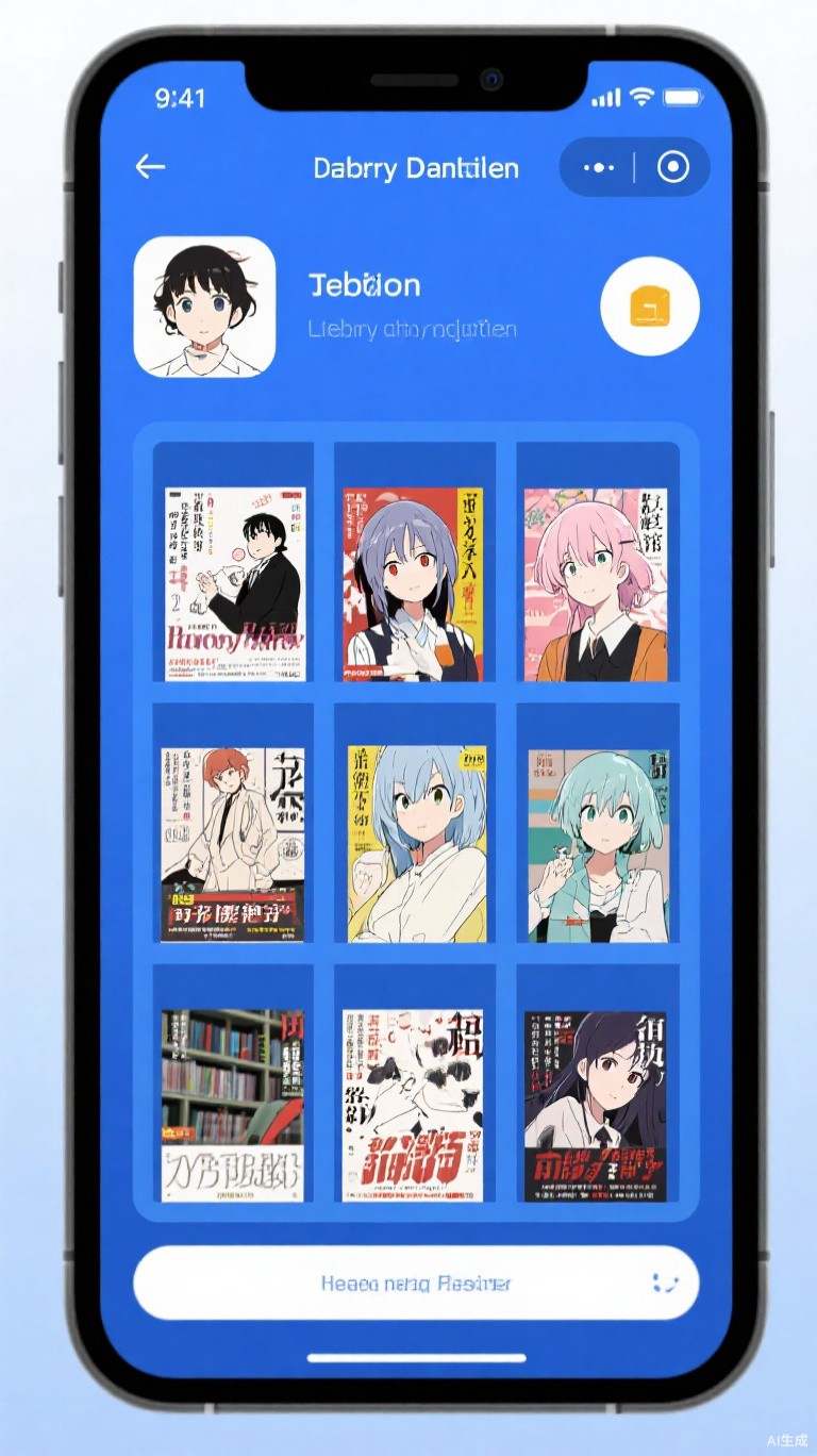贝勒漫画app书架页面截图 - 离线缓存与收藏管理